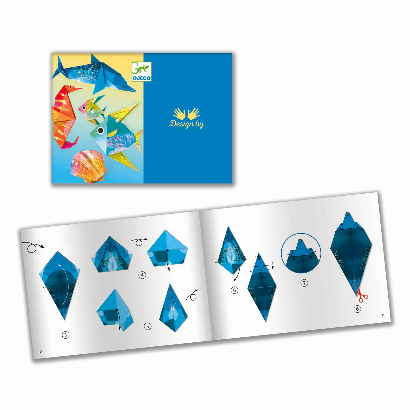 Animaux marins - Origami niveau 3 / Djeco – Image 3