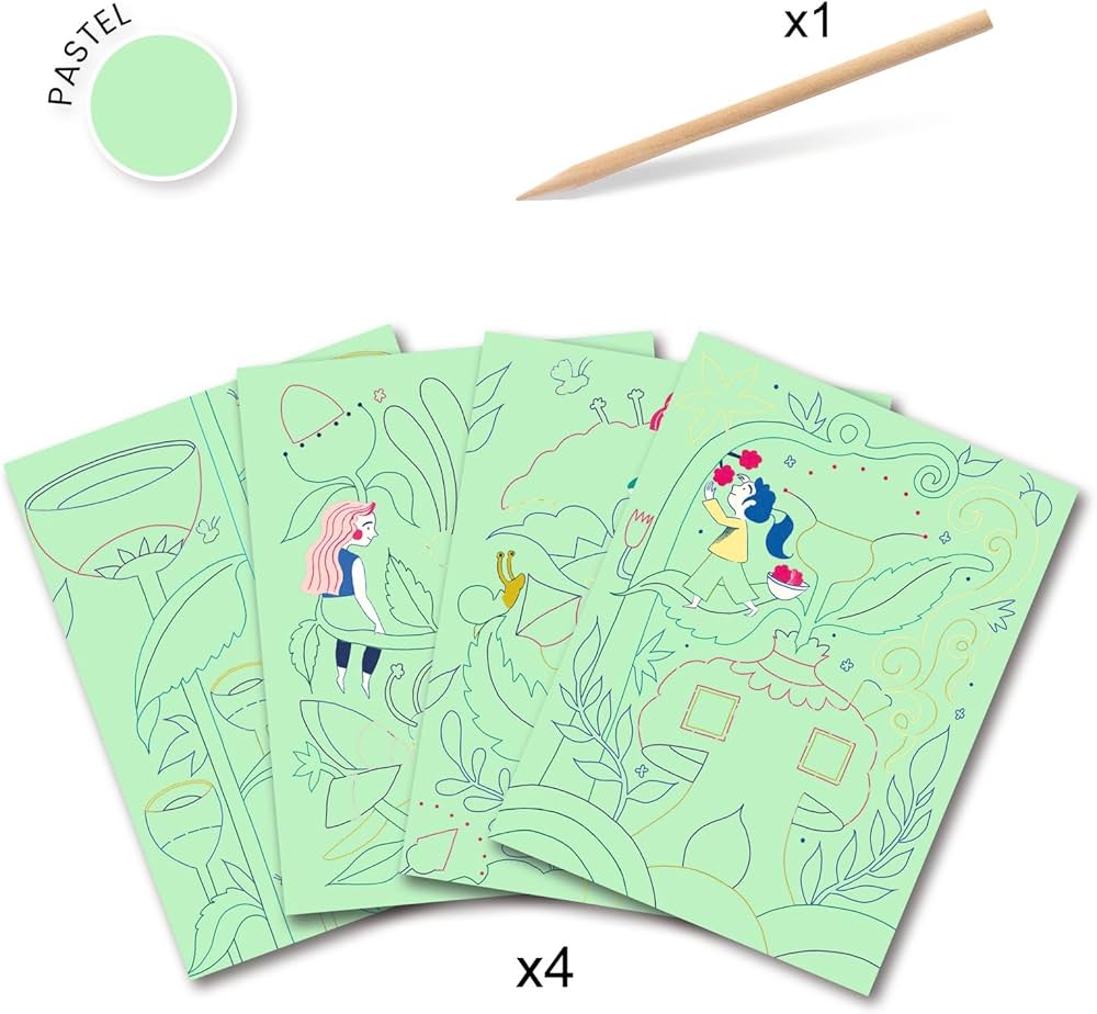 Jardin fabuleux - Cartes à gratter / Djeco – Image 2