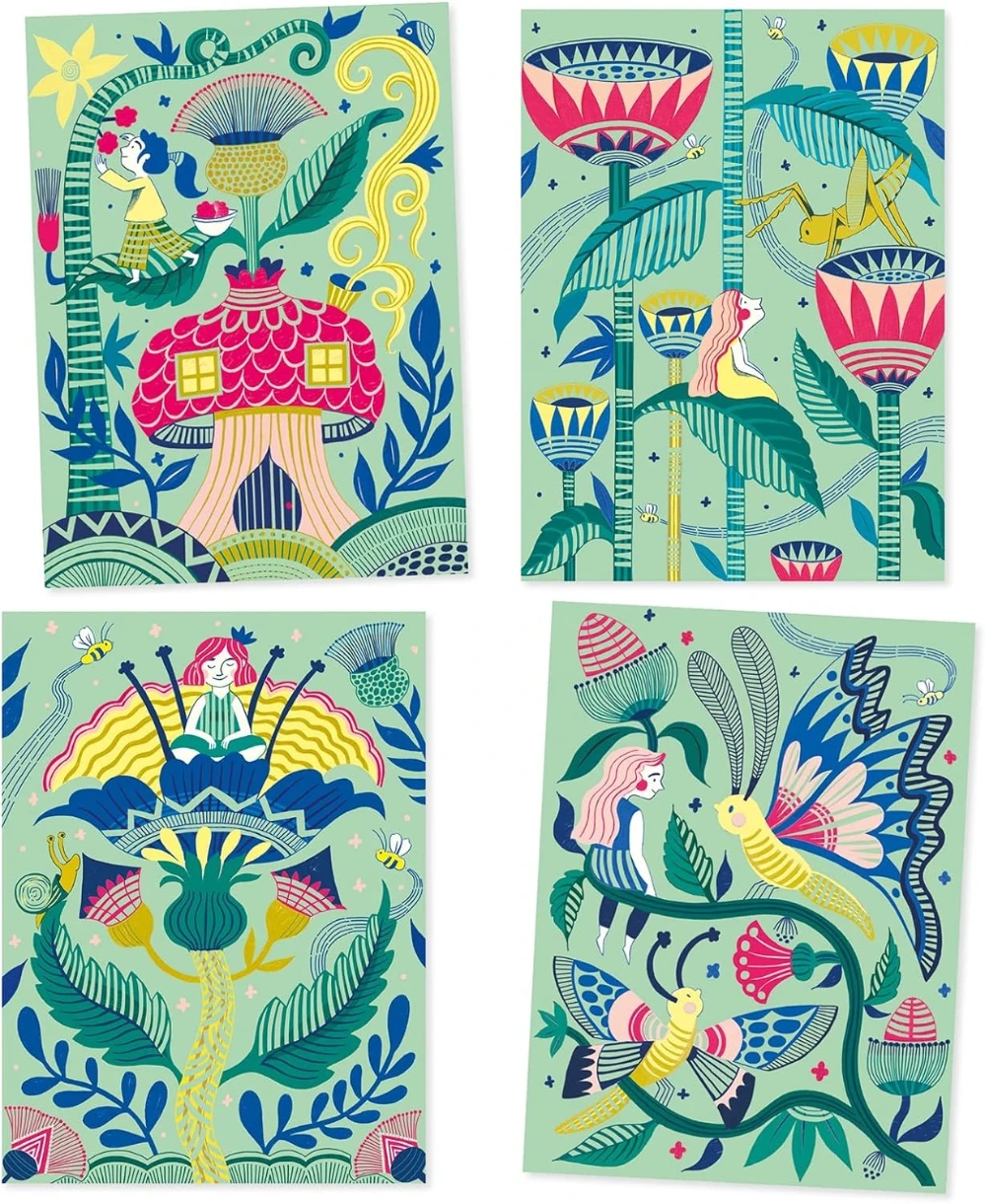 Jardin fabuleux - Cartes à gratter / Djeco – Image 4