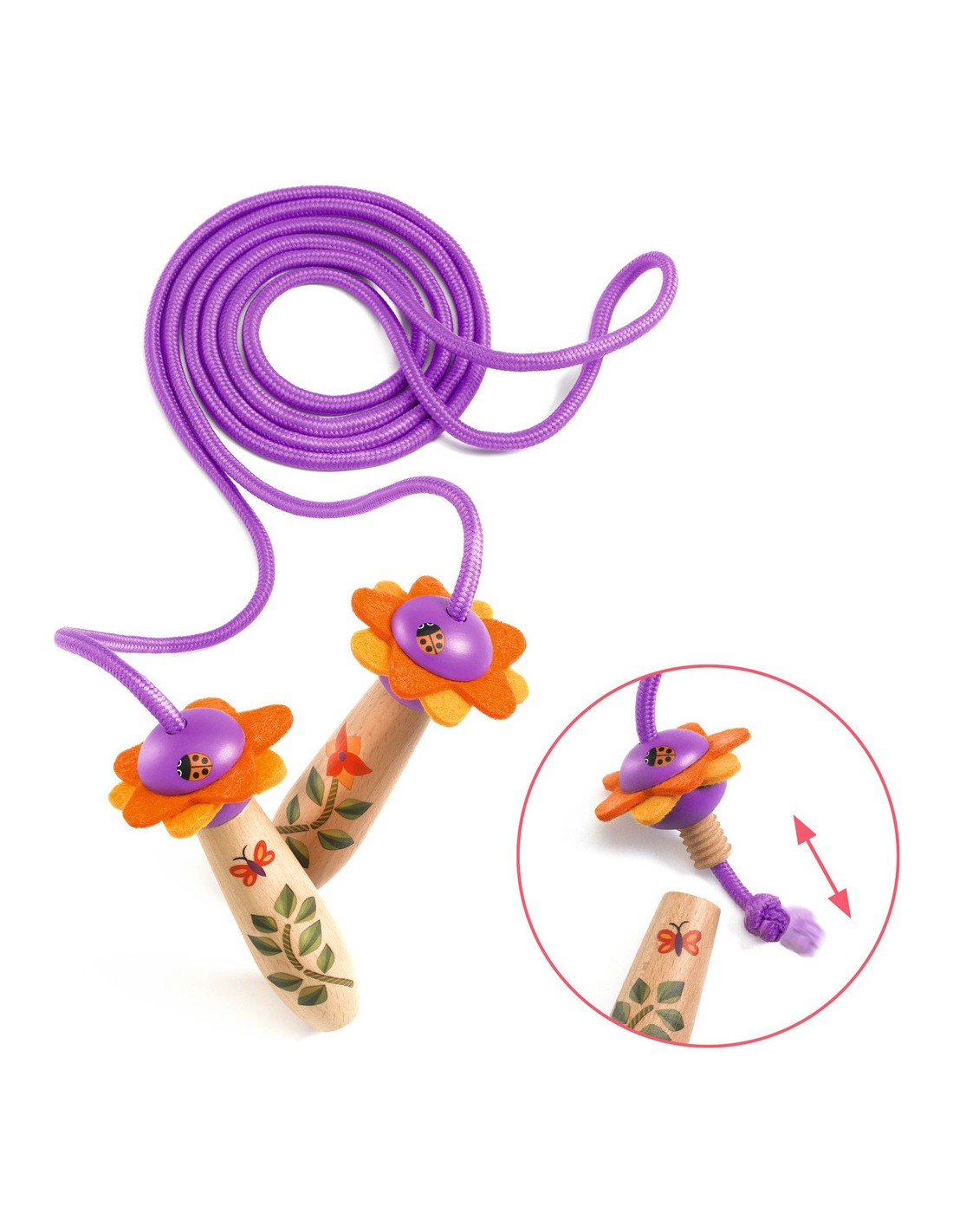 Corde à sauter ajustable Florita - Djeco – Image 3