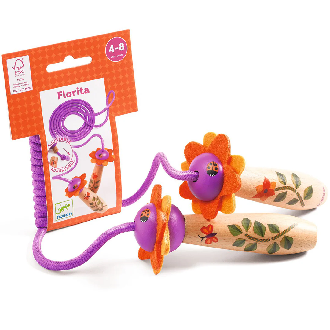 Corde à sauter ajustable Florita - Djeco – Image 2