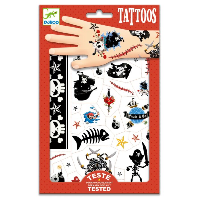50 tatouages "Pirates" / Djeco
