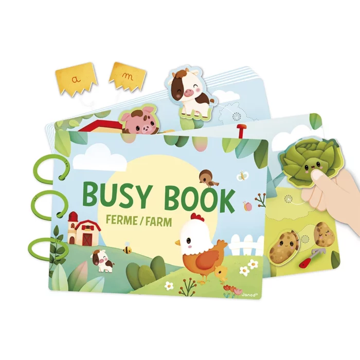 Busy Book Ferme - Livre d'activités / Janod