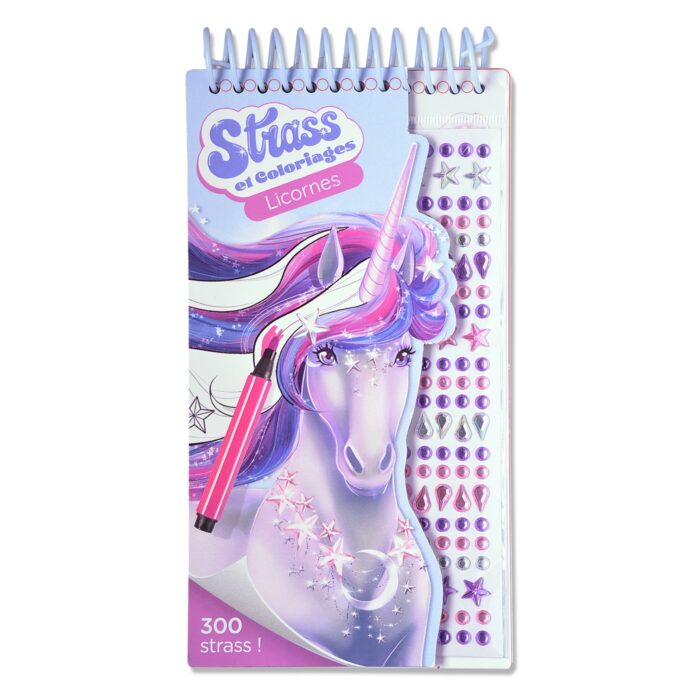 Strass et coloriages Licornes / PlayBac