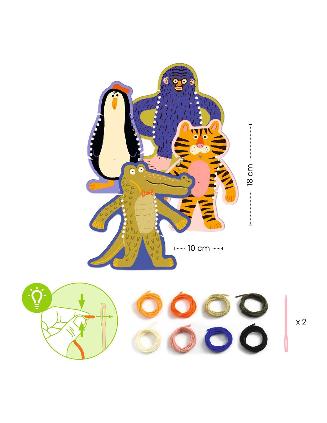 Le pull des animaux - Premier tissage / Djeco – Image 2