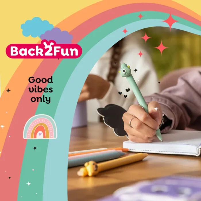 Stylo gel effaçable Soft Oops - Back2Fun / Apli
