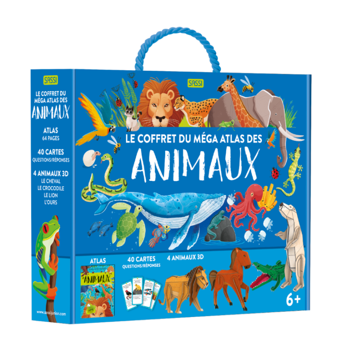 Le coffret du méga atlas des animaux / Sassi