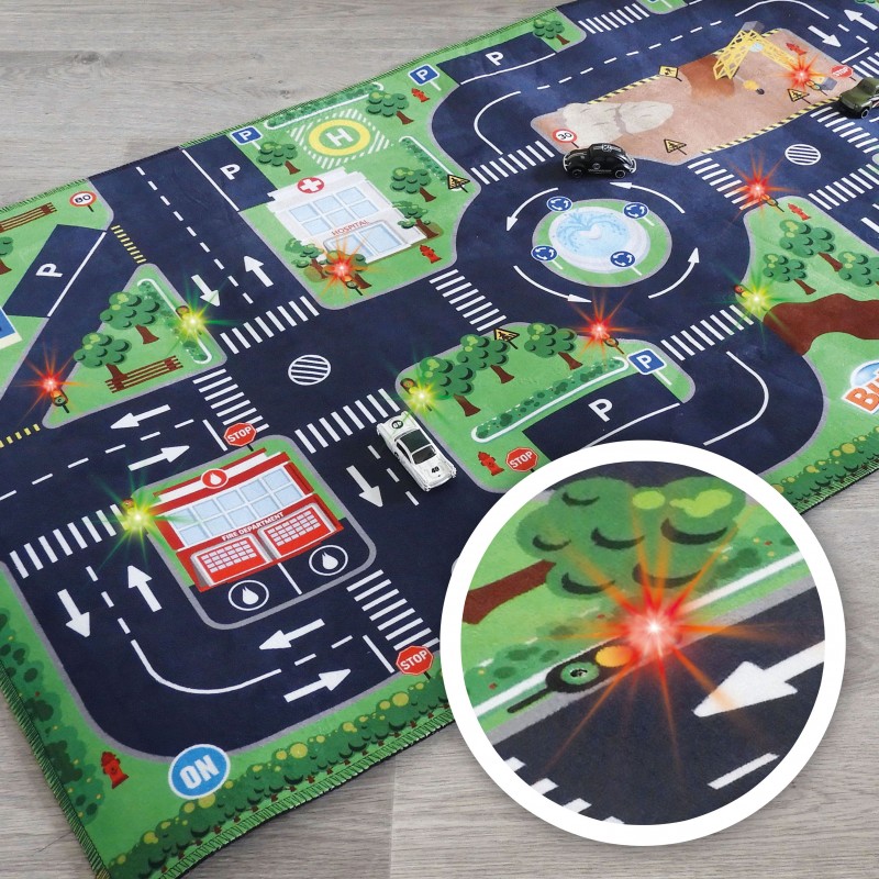Tapis voiture lumineux / Buki