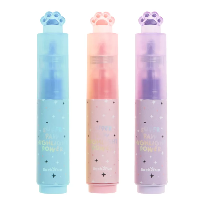 Set de 3 surligneurs Pastel - Back2Fun / Apli