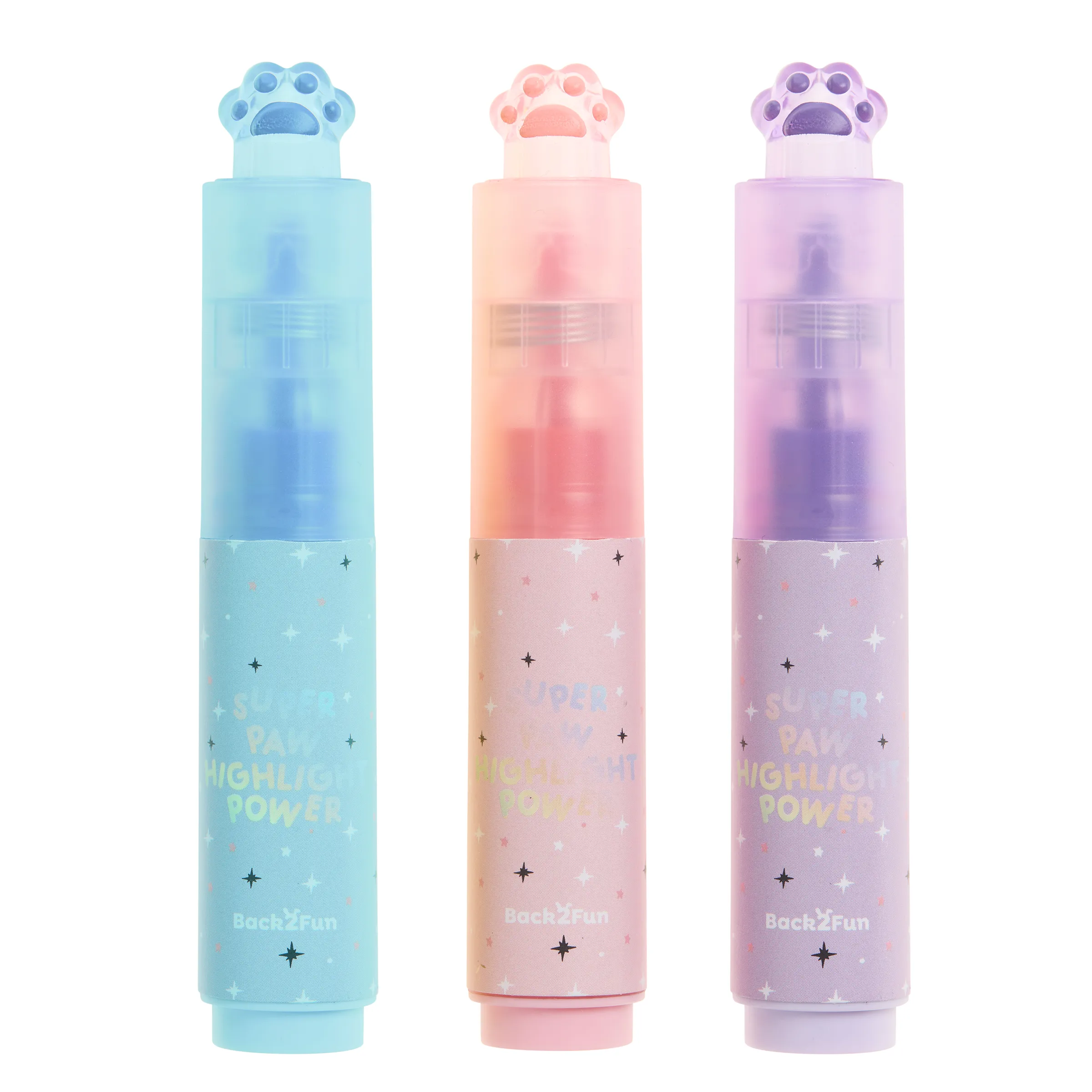 Set de 3 surligneurs Pastel - Back2Fun / Apli