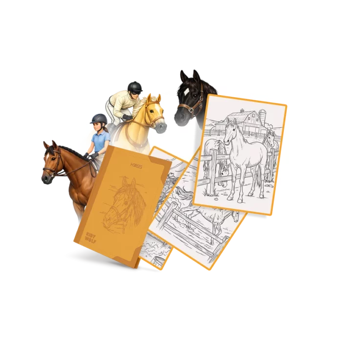 Chevaux - Recharge Kidydraw-Pad / Kidywolf