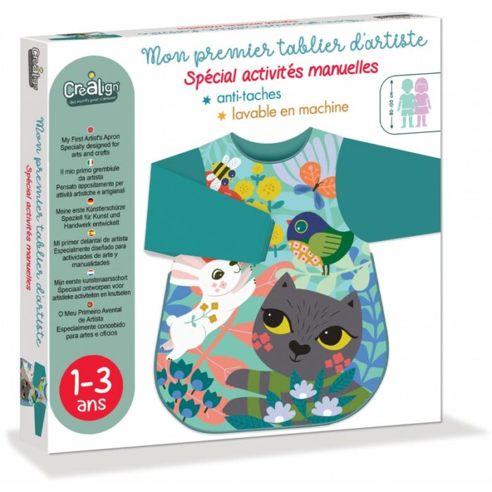 Mon Premier Tablier d'Artiste - Chat / Créalign'