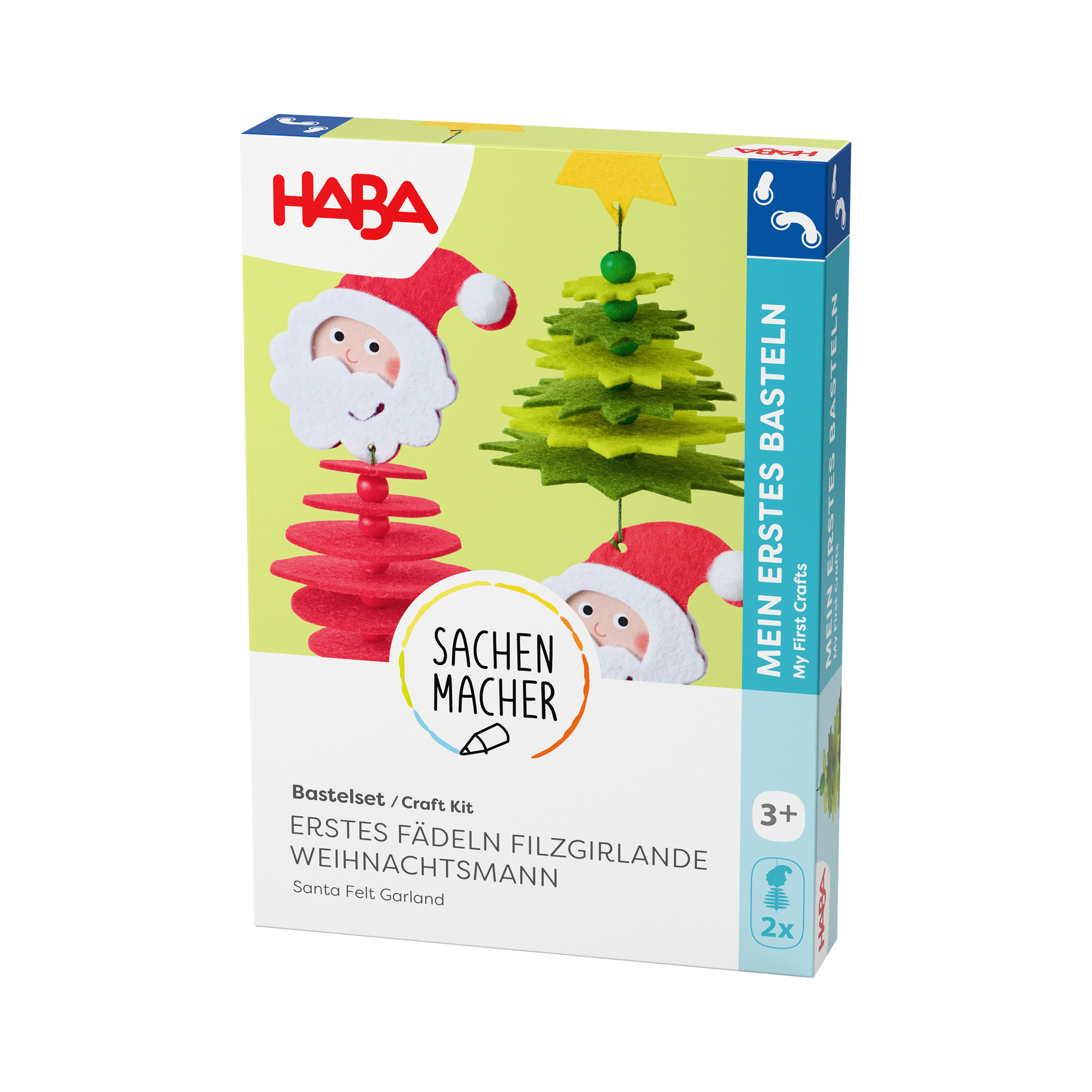 Premiers enfilages Guirlandes Père Noël - Craft kits / Haba – Image 4