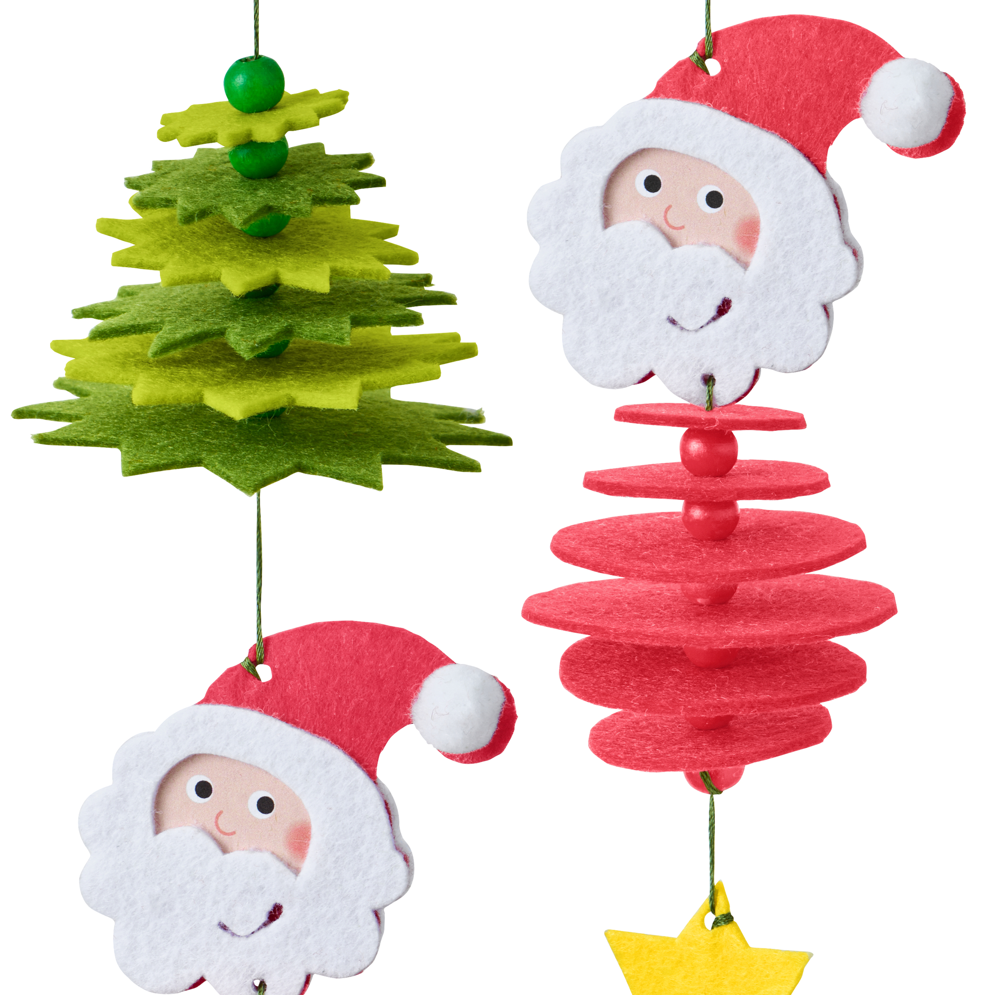 Premiers enfilages Guirlandes Père Noël - Craft kits / Haba – Image 2