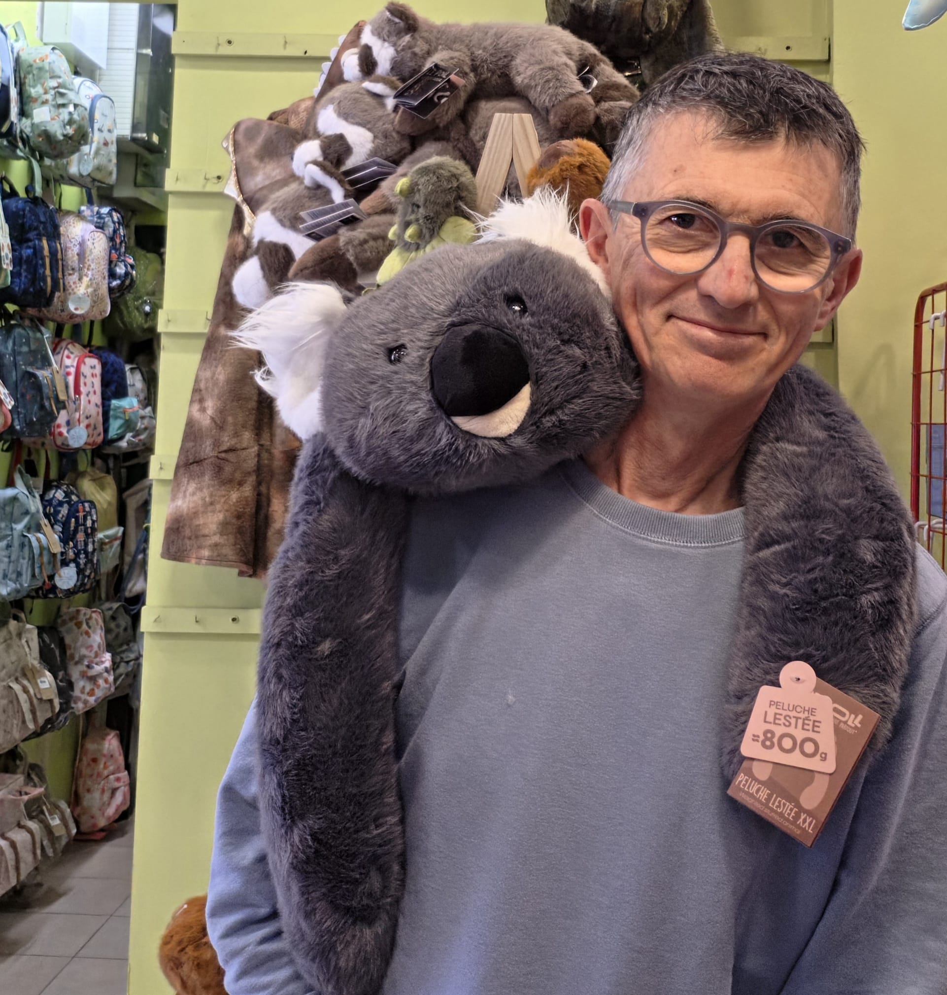 Peluche lestée Koala 75cm - Podcoll / Histoire d'Ours – Image 3