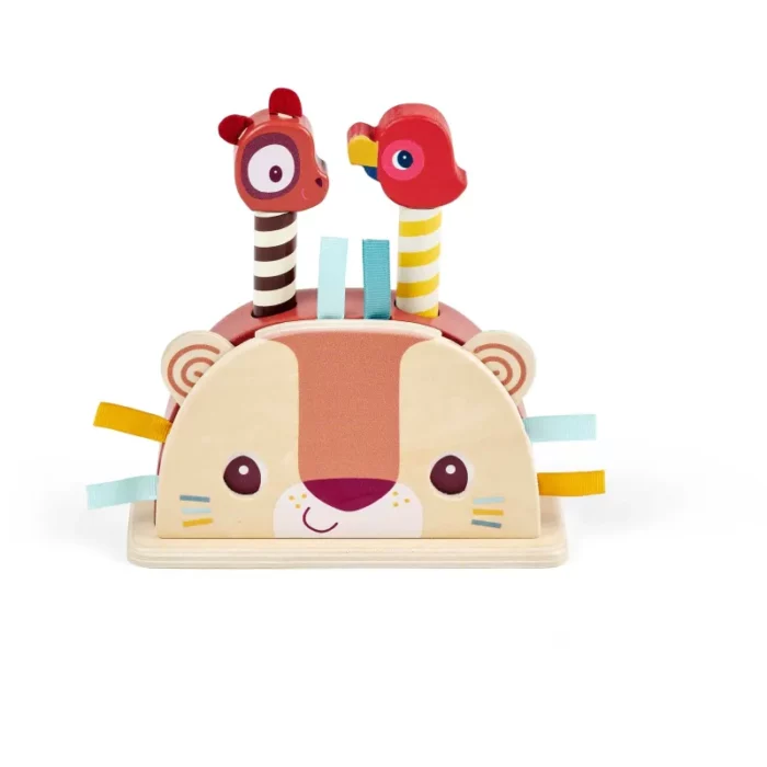 Jouet pop-up en bois Jack le lion / Lilliputiens