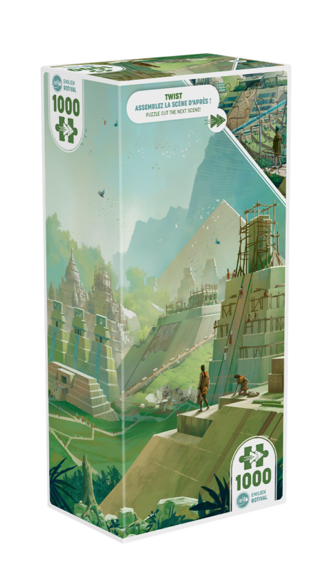 Ancient pyramids - Puzzle 1000pcs Twist / Iello