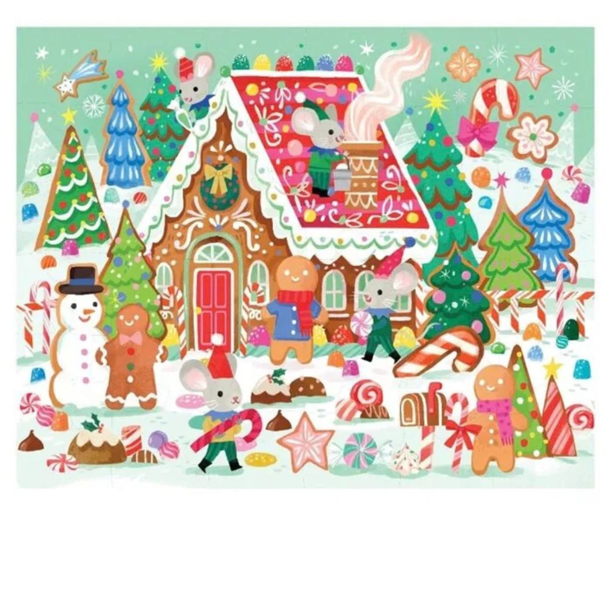 Puzzle Maison en pain d'épice 24 pièces / Crocodile Creek – Image 2