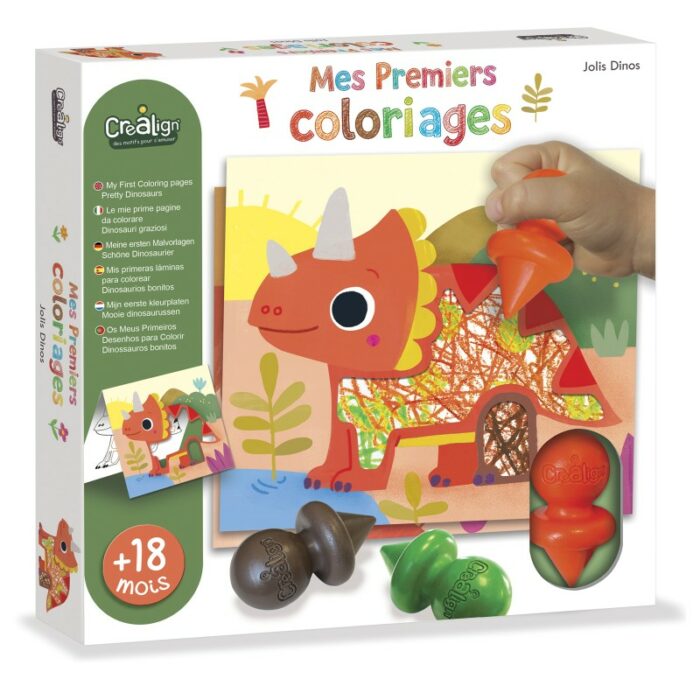 Mes Premiers Coloriages "Jolis Dinos" / Crealign'